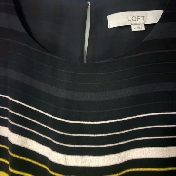 LOFT Black Halter Sleeveless Midi Sundress - Picture 4 of 5